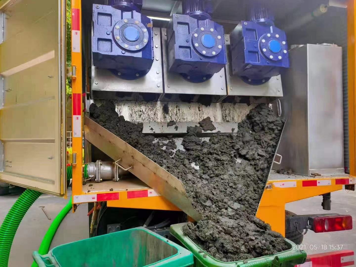 右玉化粪池清掏城市维护站-泥浆净化干湿分离处理